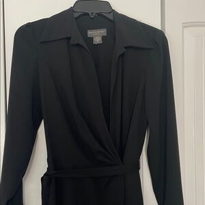 Banana Republic Black Wrap Dress